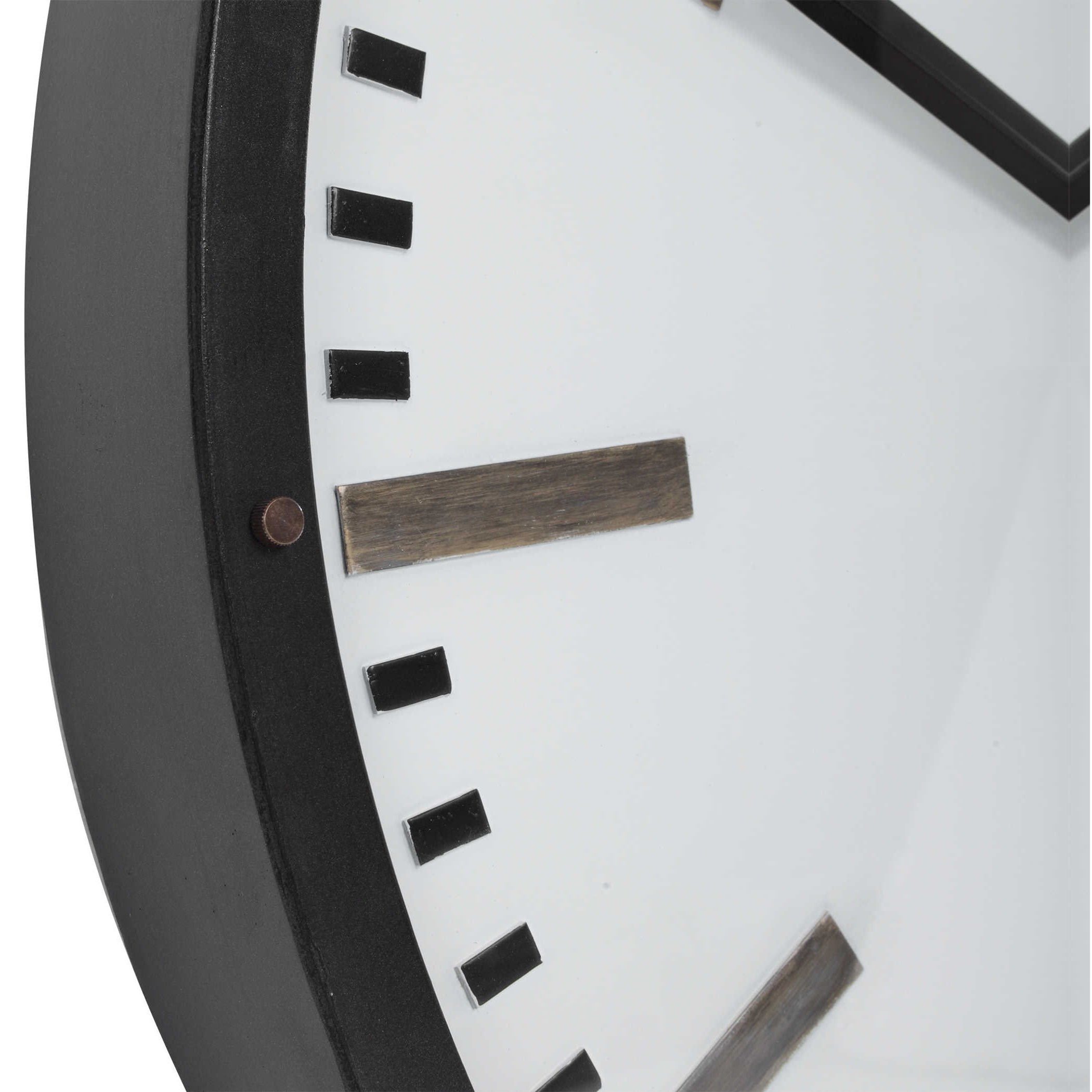 Uttermost Clocks 06103 Fleming Large Wall Clock Weinberger's Furniture Clocks Wall Clocks